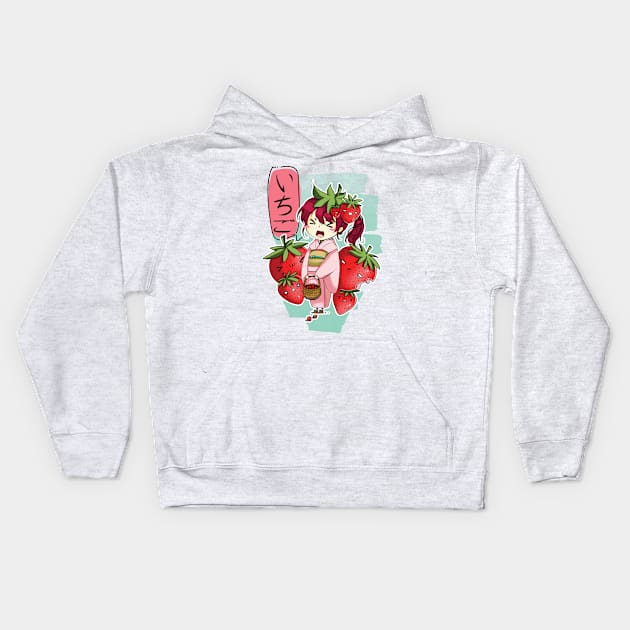 Ichigo time! Kids Hoodie by Ancsi